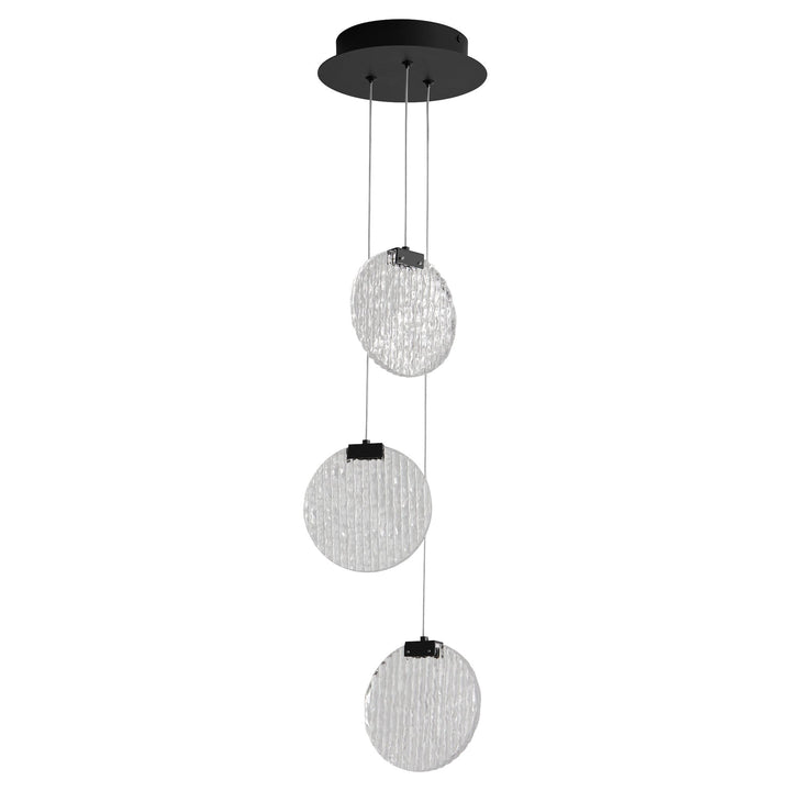 AXIOM Three Light CCT Pendant - Black