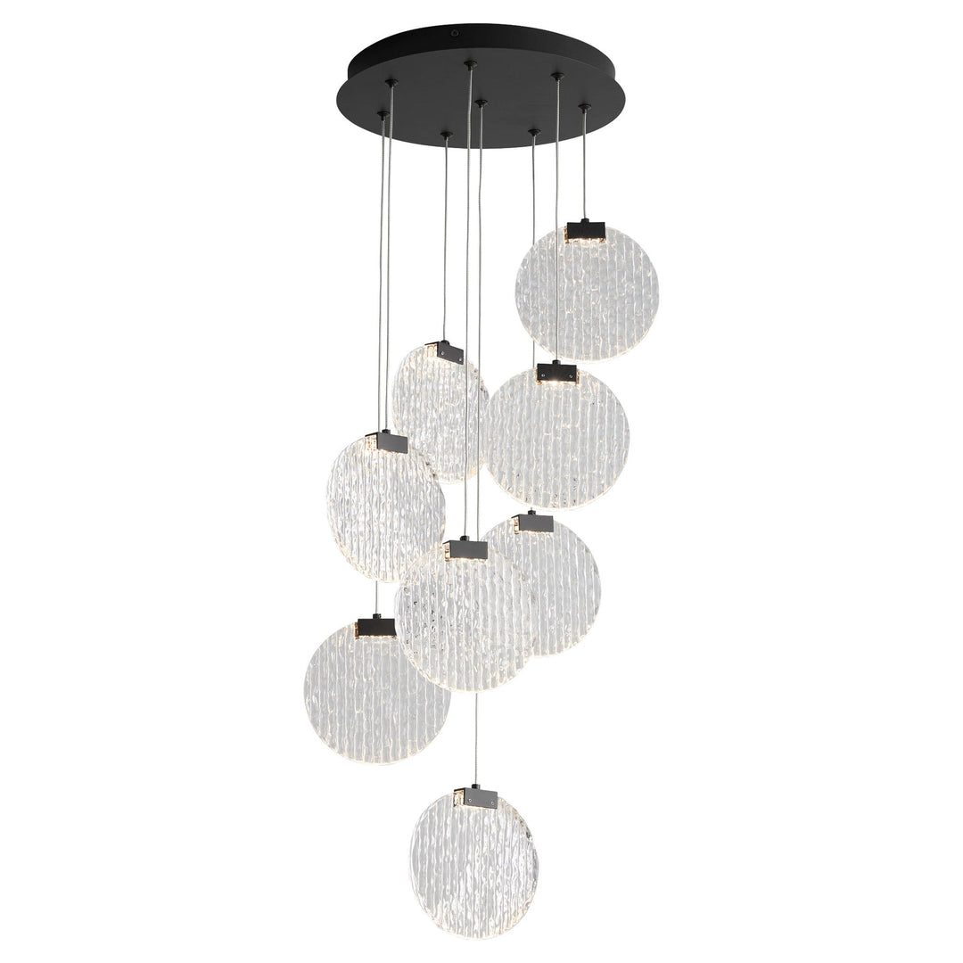 AXIOM Eight Light CCT Pendant - Black