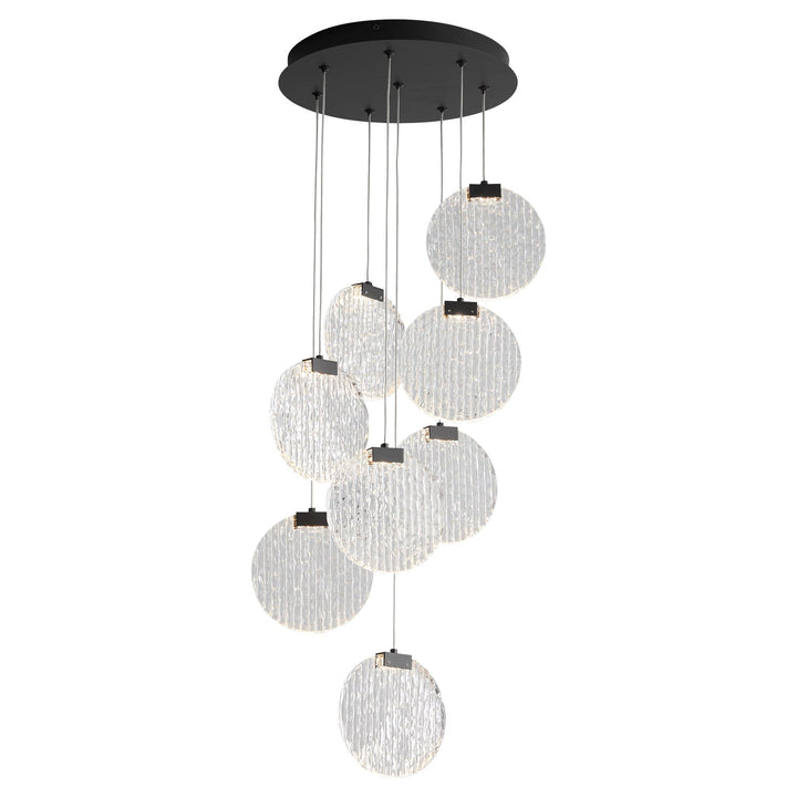AXIOM Eight Light CCT Pendant - Black