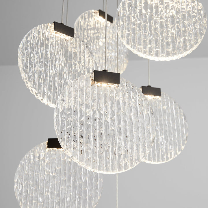 AXIOM Eight Light CCT Pendant - Black