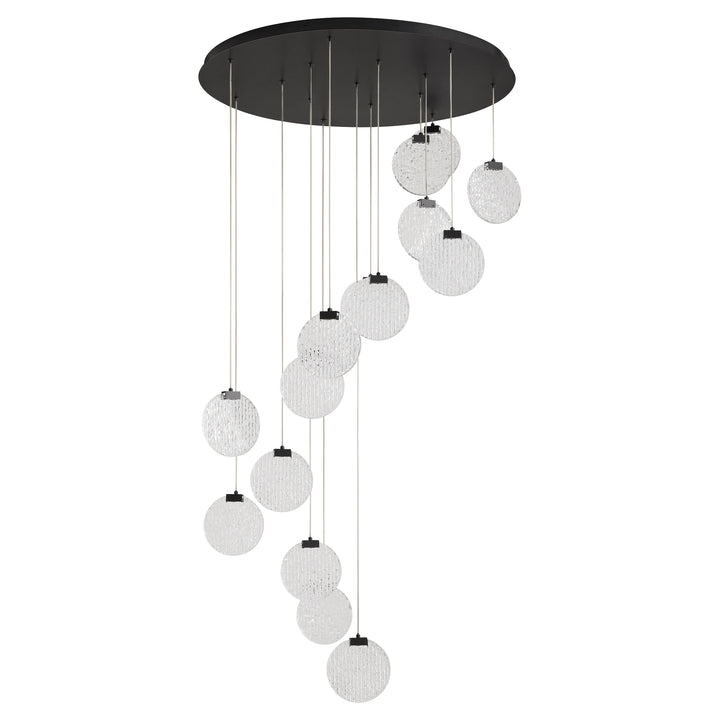 AXIOM 15 Light 3CCT Pendant - Black