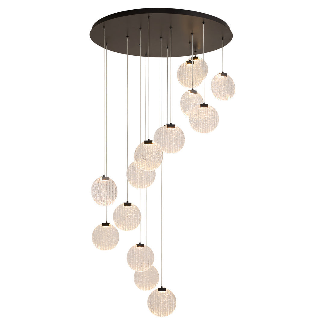 AXIOM 15 Light 3CCT Pendant - Black