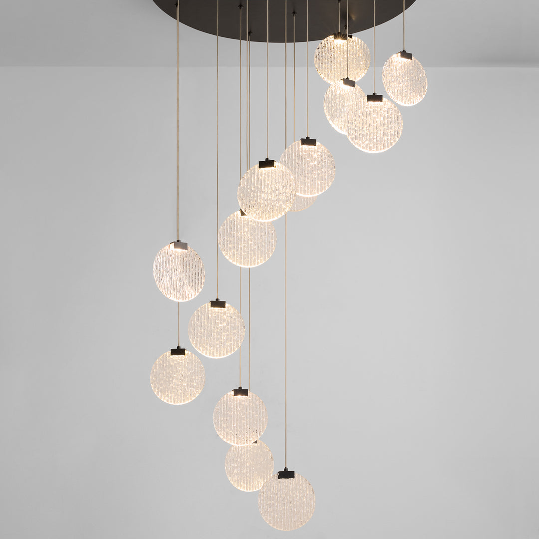 AXIOM 15 Light 3CCT Pendant - Black