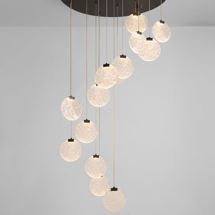 AXIOM 15 Light 3CCT Pendant - Black
