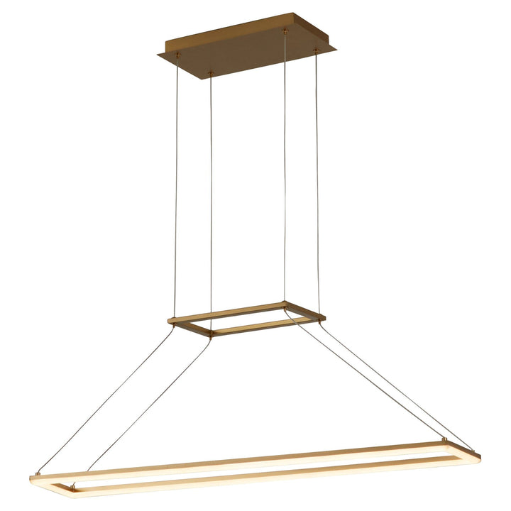 XANNI 35" CCT Pendant - Aged Brass