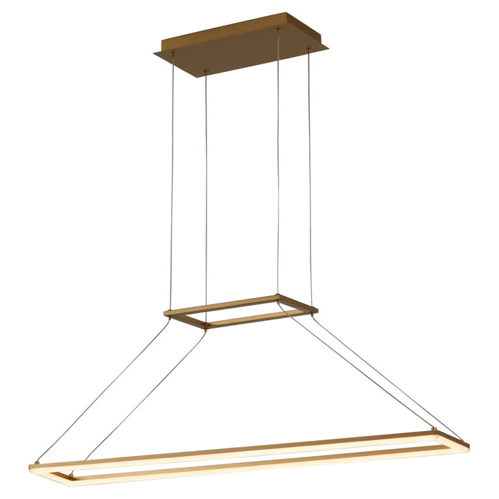XANNI 35" CCT Pendant - Aged Brass