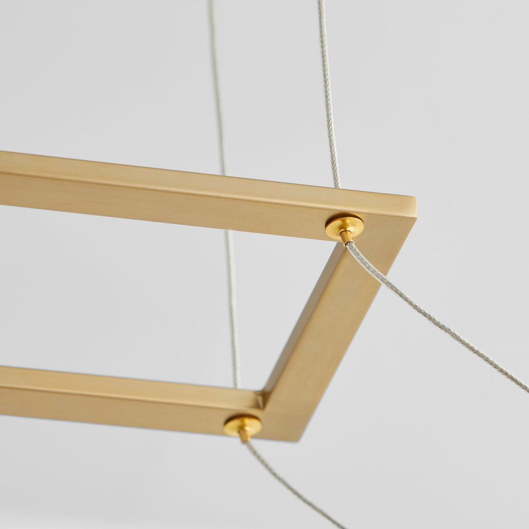 XANNI 47" CCT Pendant - Aged Brass