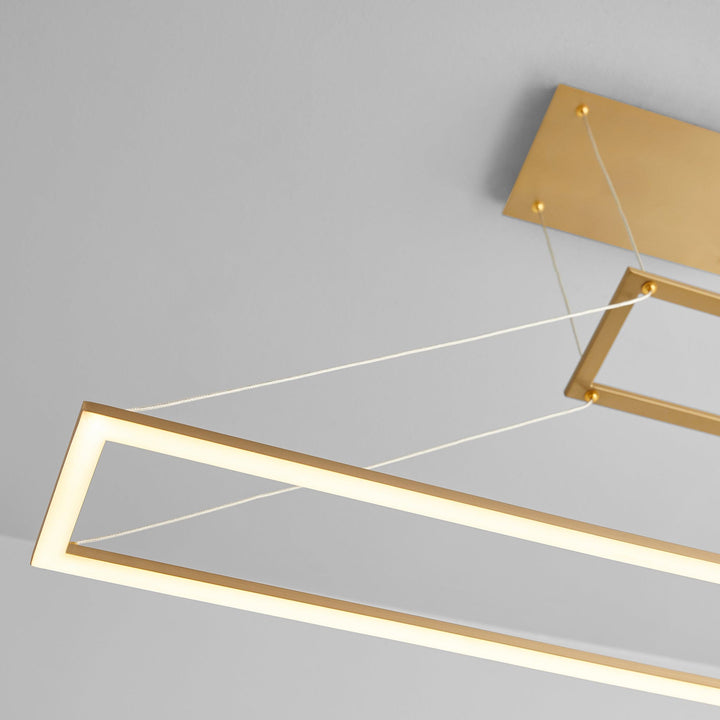 XANNI 47" CCT Pendant - Aged Brass