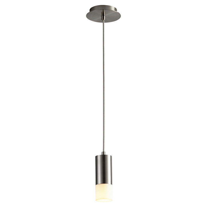 MAGNETA Small Acrylic Pendant -3000k- Satin Nickel