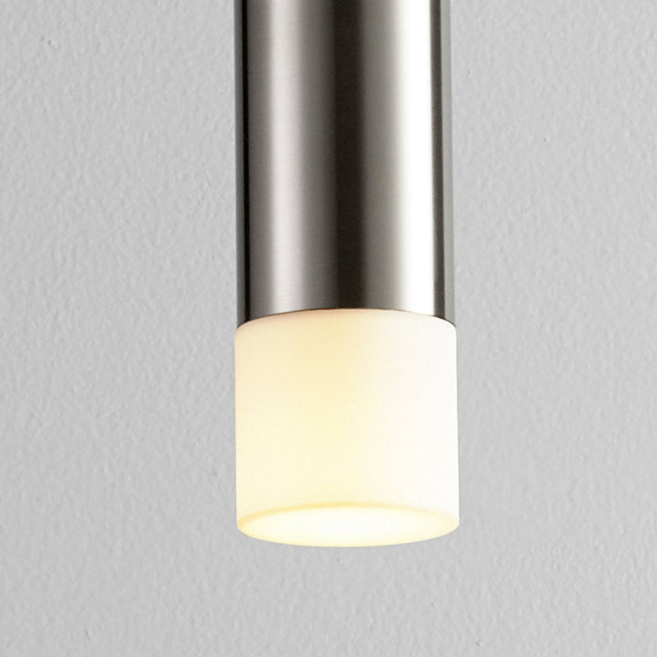 MAGNETA Small Acrylic Pendant -3000k- Satin Nickel