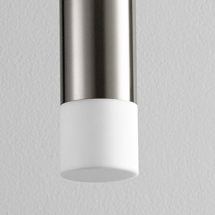 MAGNETA Small Acrylic Pendant -3000k- Satin Nickel