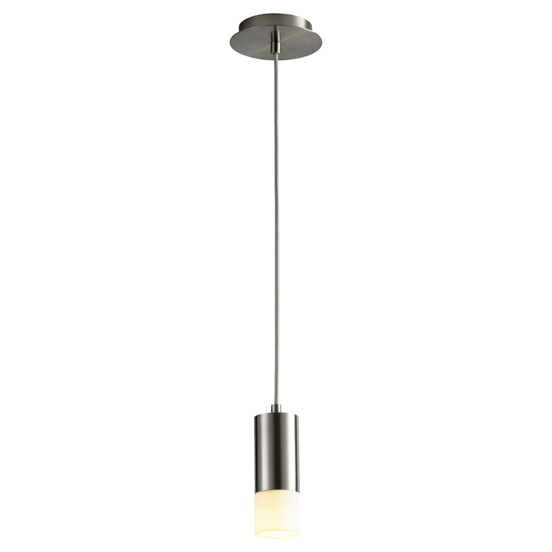 MAGNETA Small Acrylic Pendant -4000k- Satin Nickel