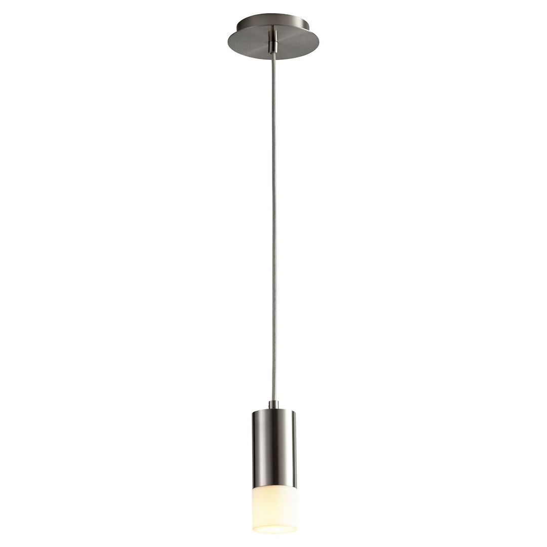 MAGNETA Small Acrylic Pendant -4000k- Satin Nickel