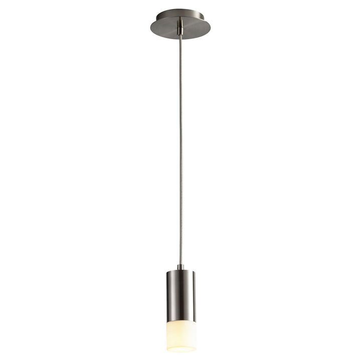 MAGNETA Small Acrylic Pendant -4000k- Satin Nickel