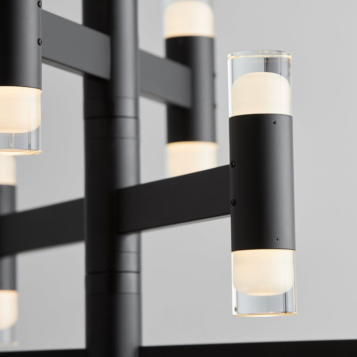 ALARUM Twelve Light CCT Chandeilier - Black