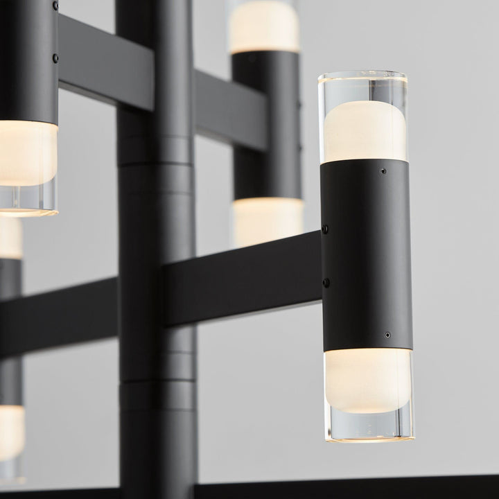 ALARUM Twelve Light CCT Chandeilier - Black