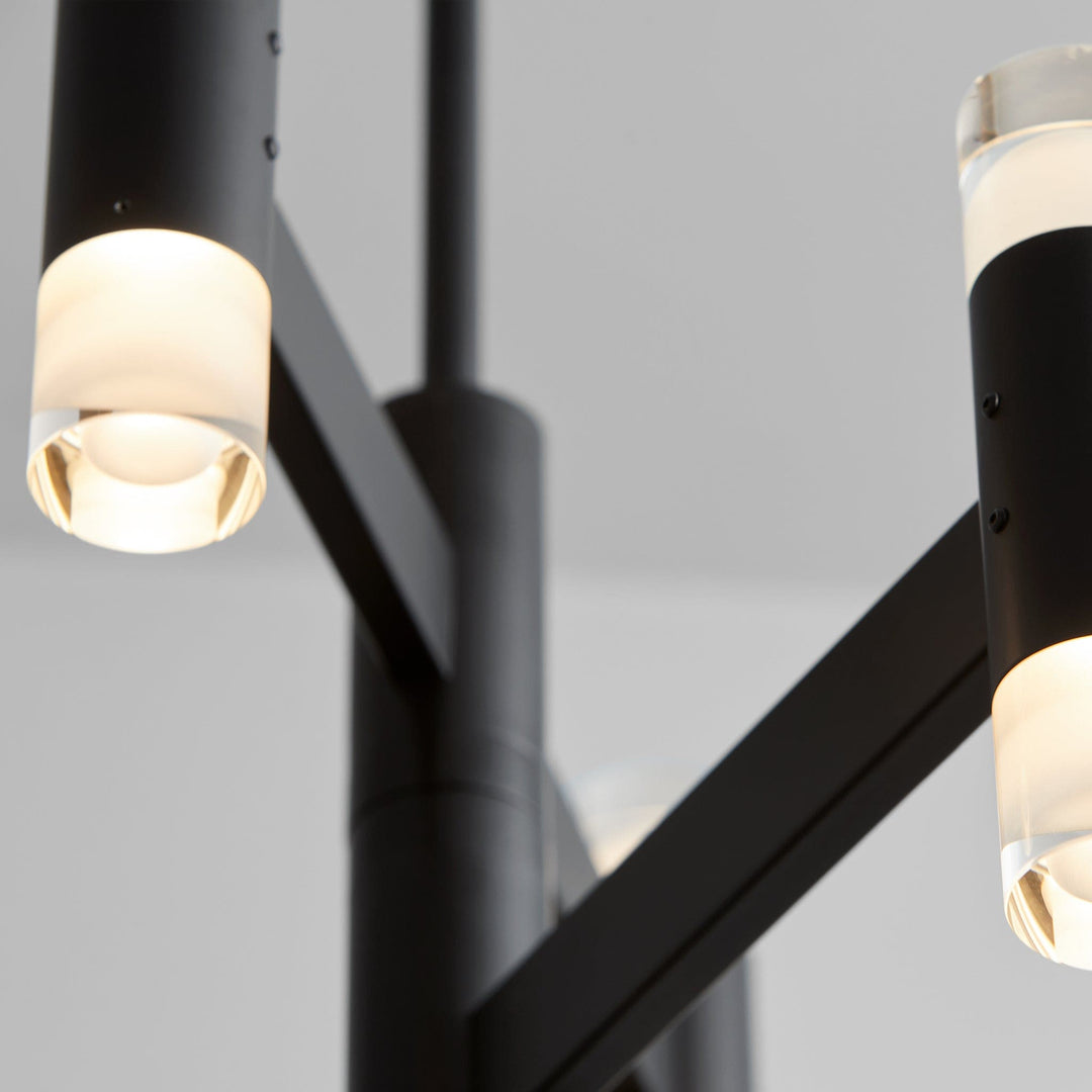 ALARUM Twelve Light CCT Chandeilier - Black