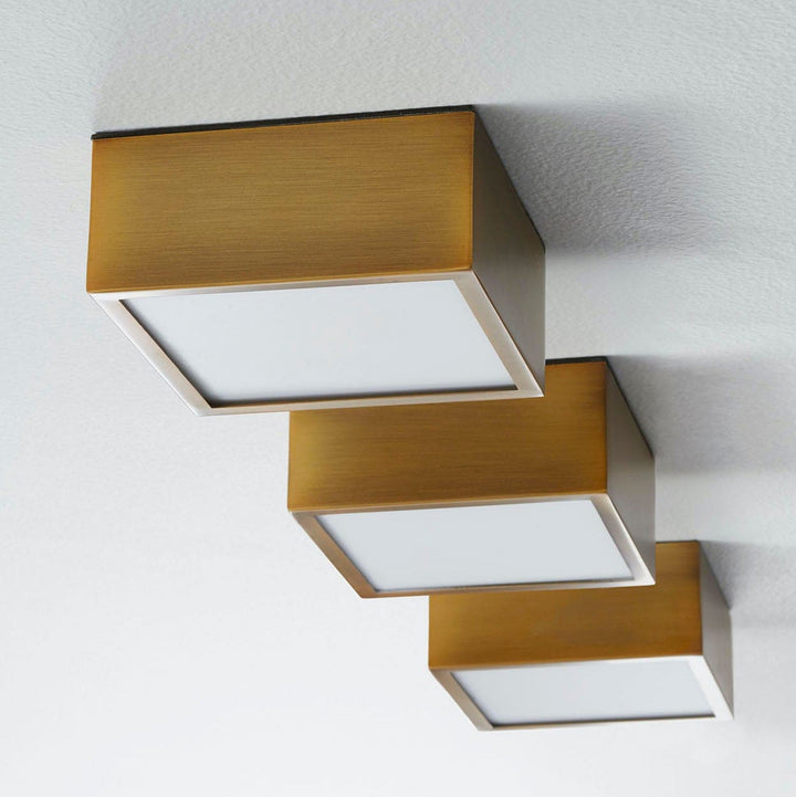 PYXIS 5" Sconce / Ceiling Mount Ceiling Mount -3000k- Aged Brass