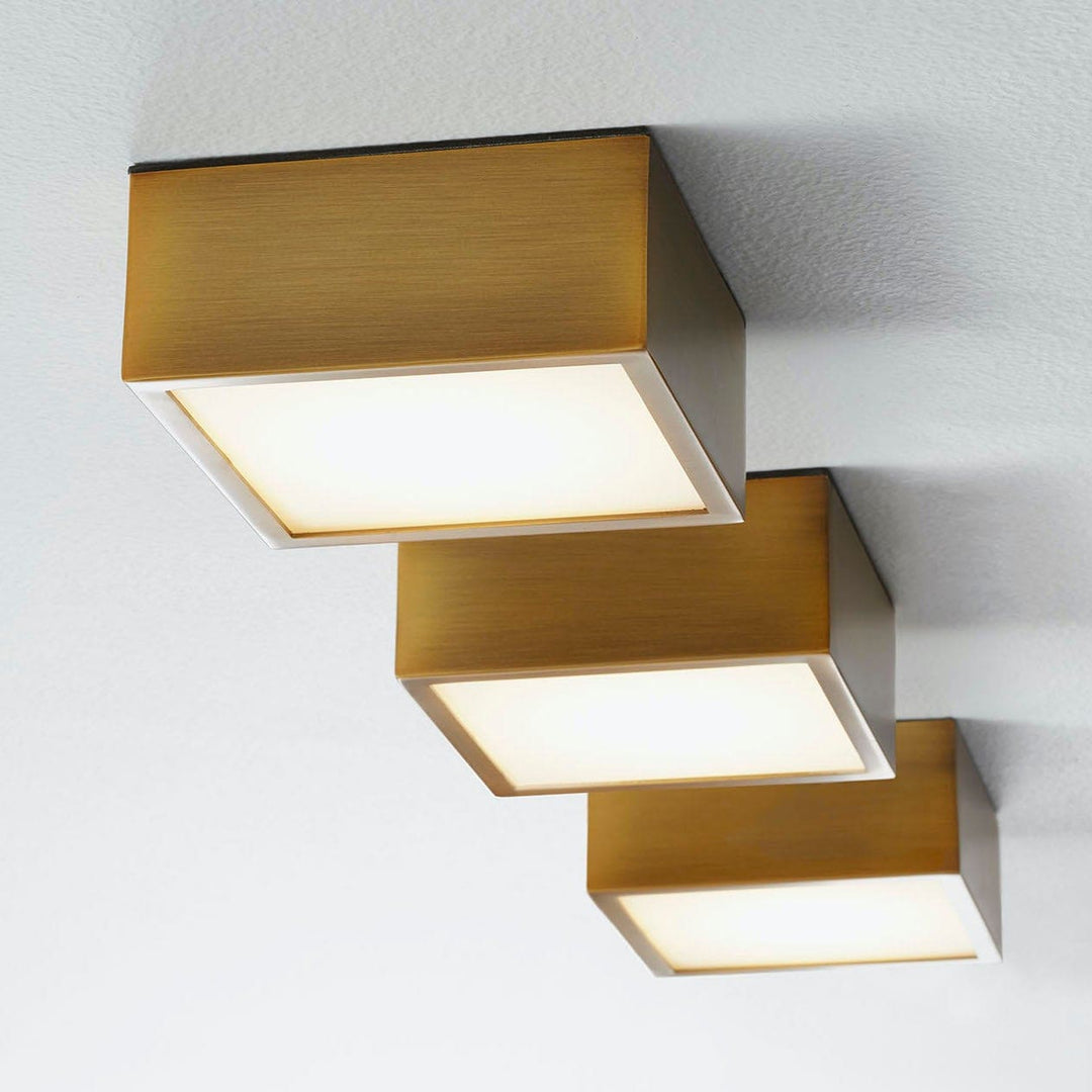 PYXIS 5" Sconce / Ceiling Mount Ceiling Mount -3000k- Aged Brass