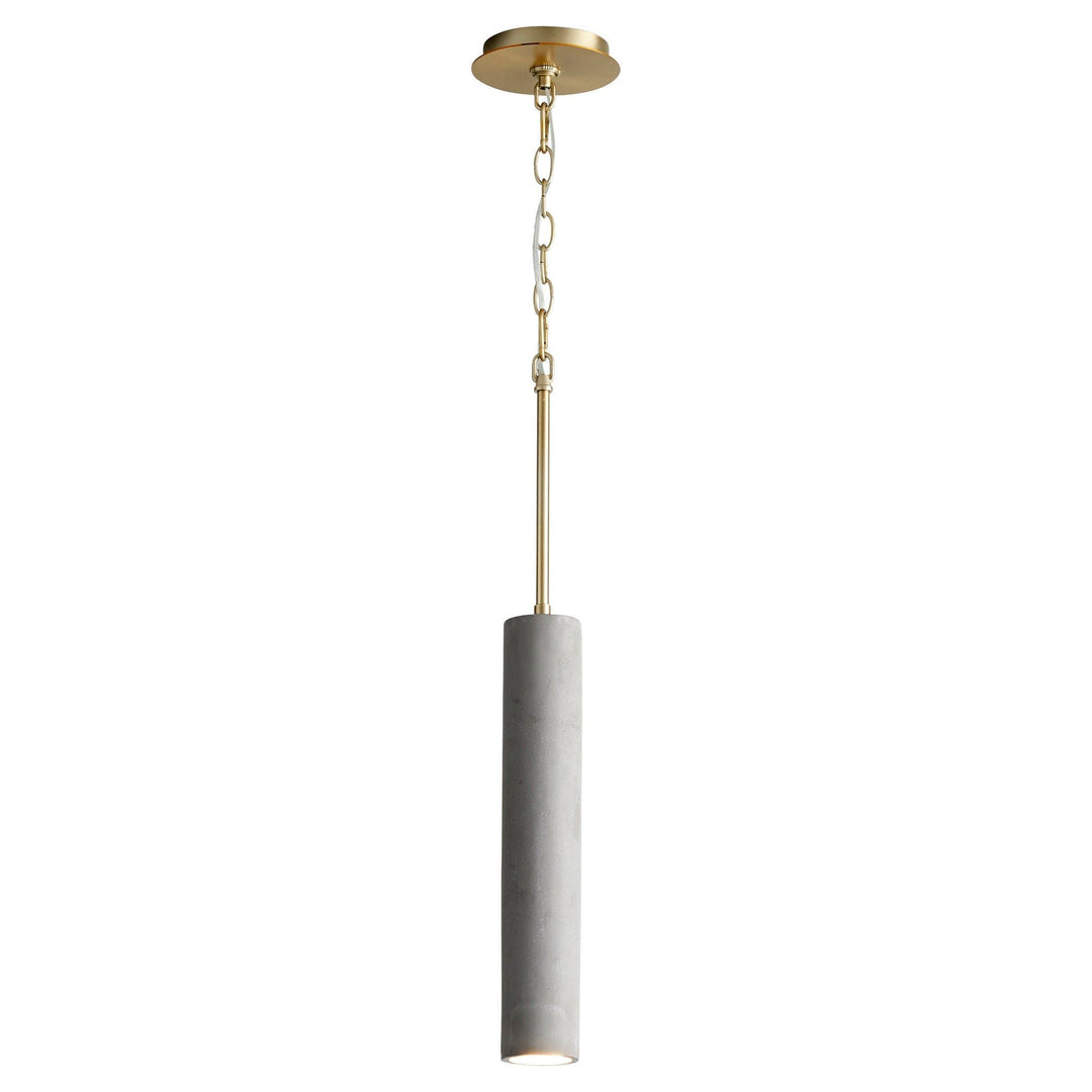TOTEM 2.75" Pendant -3000k- Dark Gray/Aged Brass