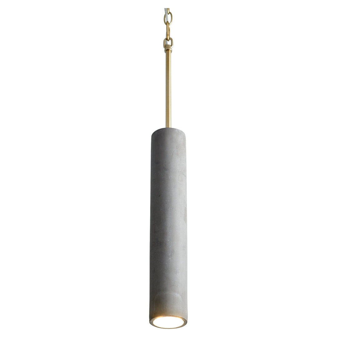 TOTEM 2.75" Pendant -3000k- Dark Gray/Aged Brass