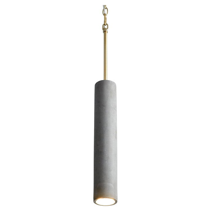 TOTEM 2.75" Pendant -3000k- Dark Gray/Aged Brass