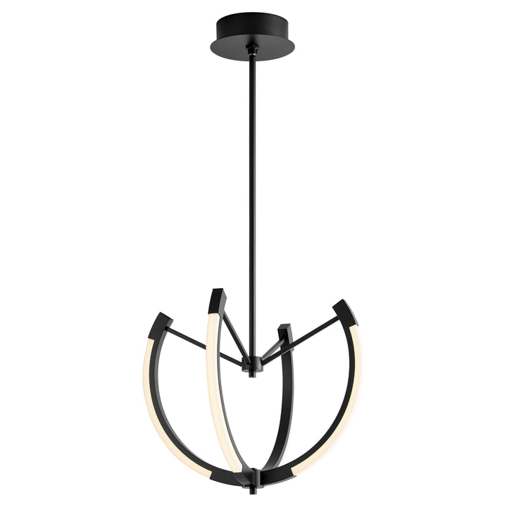 UTOPIA 21" LED Chandelier -3000k- Black