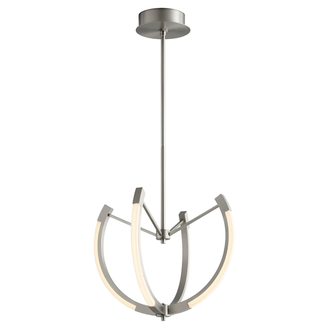 UTOPIA 21" LED Chandelier -3000k- Satin Nickel