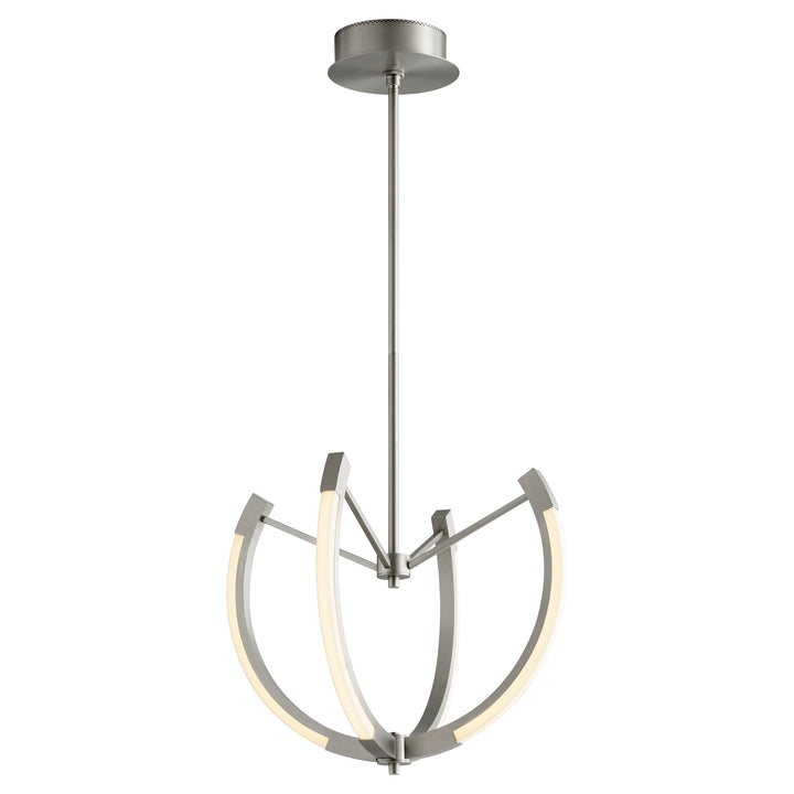 UTOPIA 21" LED Chandelier -3000k- Satin Nickel