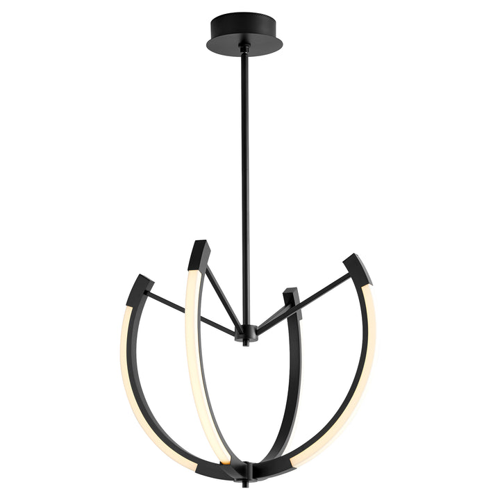 UTOPIA 28" LED Chandelier -3000k- Black