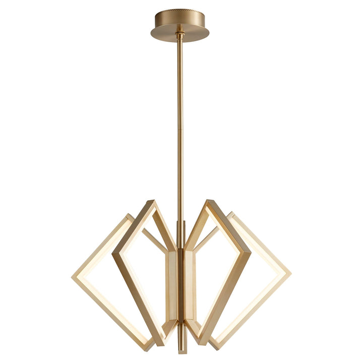 ACADIA 30" LED Chandelier -3000k- Aged Brass