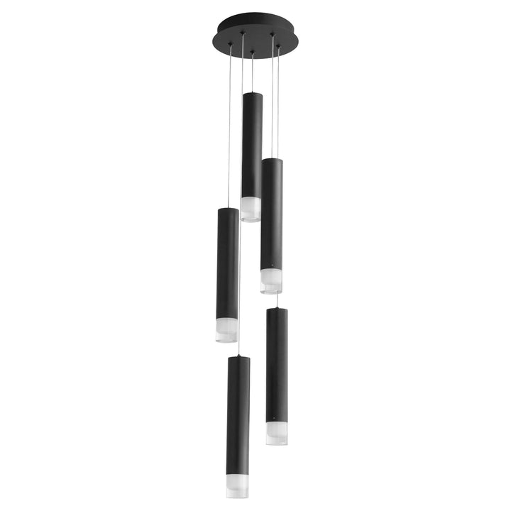 ALARUM Five Light CCT Pendant - Black