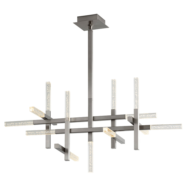 ATLANTIS Thirteen Light Chandelier -3000k- Satin Nickel