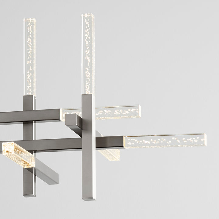 ATLANTIS Thirteen Light Chandelier -3000k- Satin Nickel