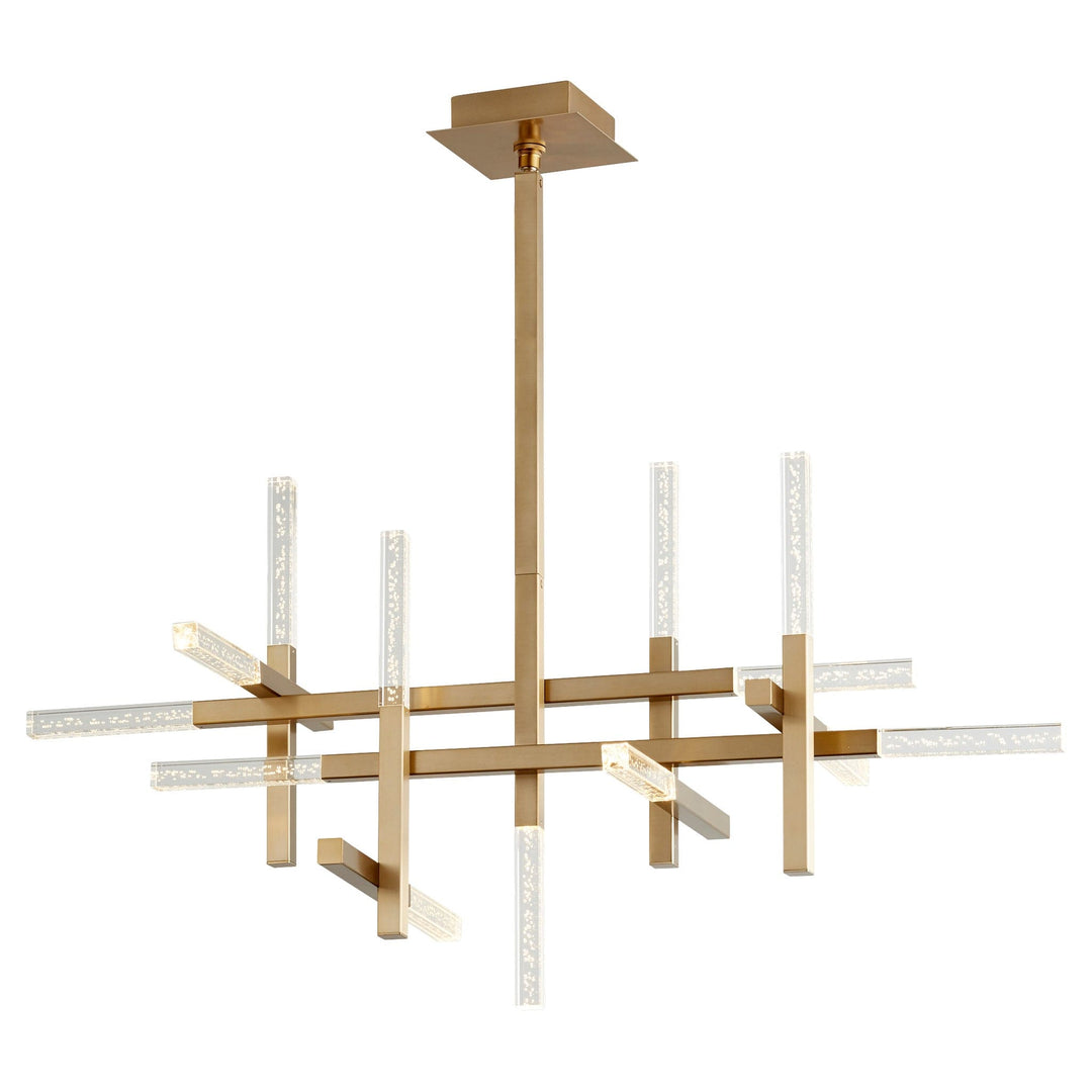 ATLANTIS Thirteen Light Chandelier -3000k- Aged Brass
