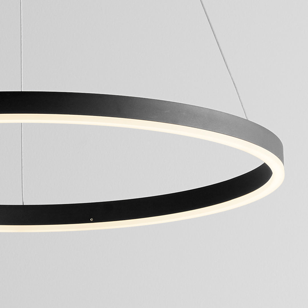 CIRCULO 24" Pendant -3000k- Black