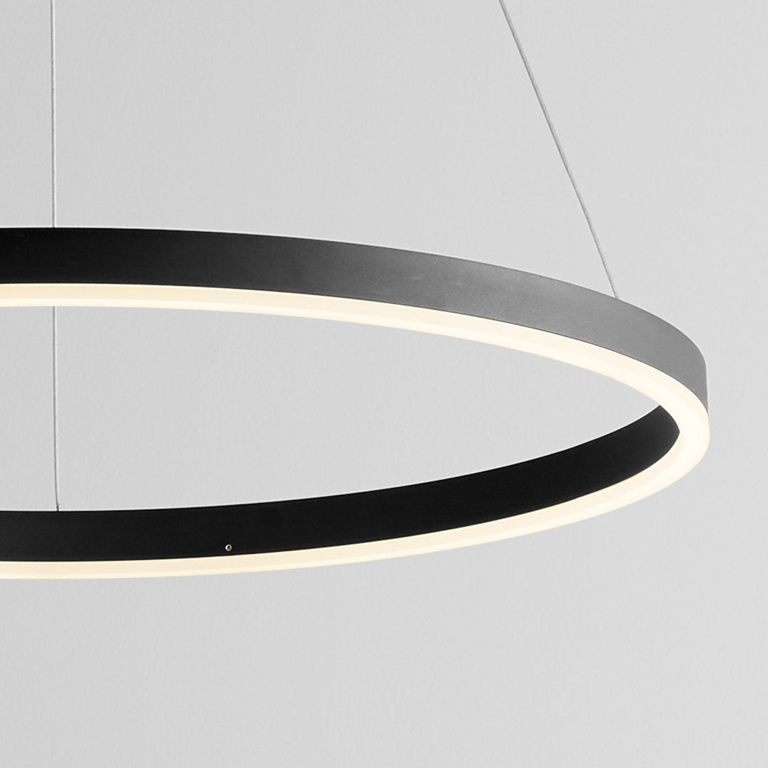CIRCULO 24" Pendant -3000k- Black