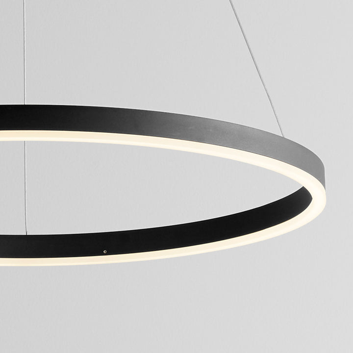 CIRCULO 24" Pendant -3000k- Black