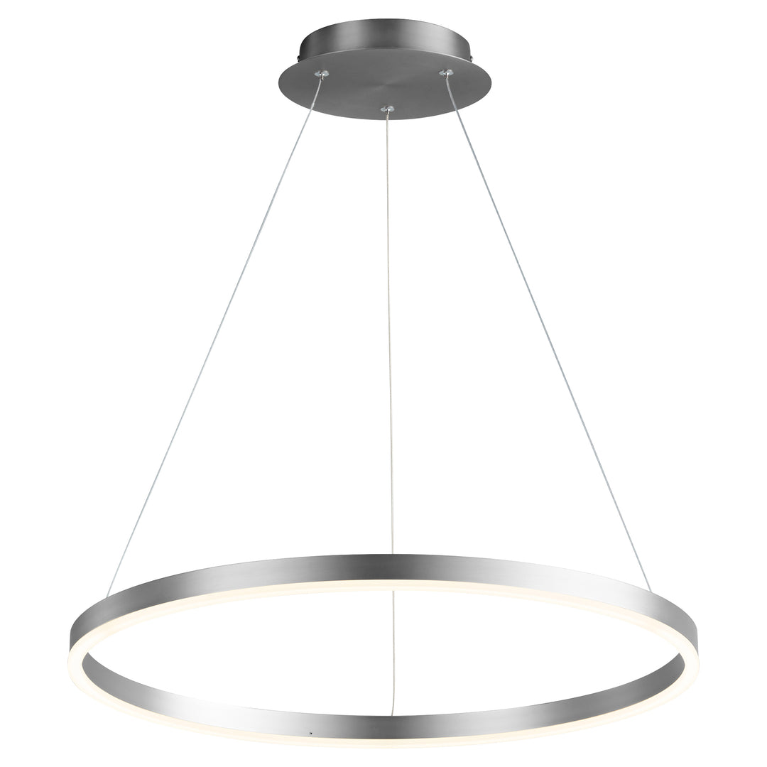 CIRCULO 24" Pendant -3000k- Satin Nickel