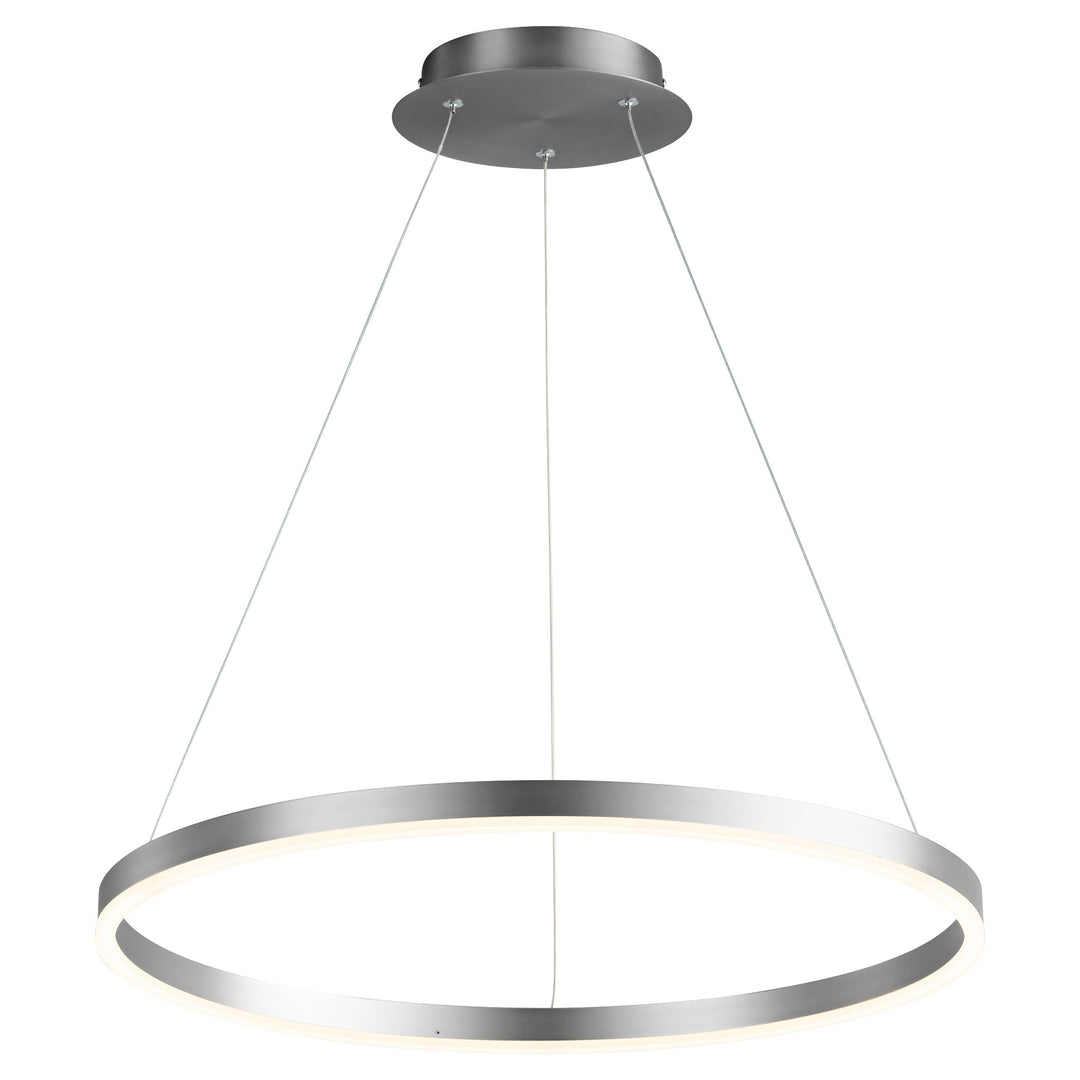 CIRCULO 24" Pendant -3000k- Satin Nickel