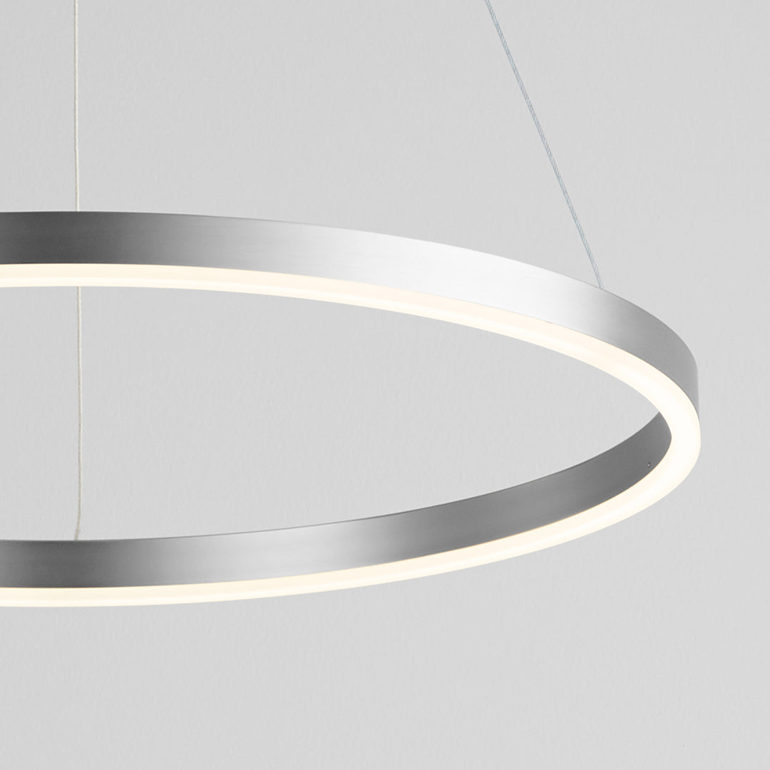 CIRCULO 24" Pendant -3000k- Satin Nickel
