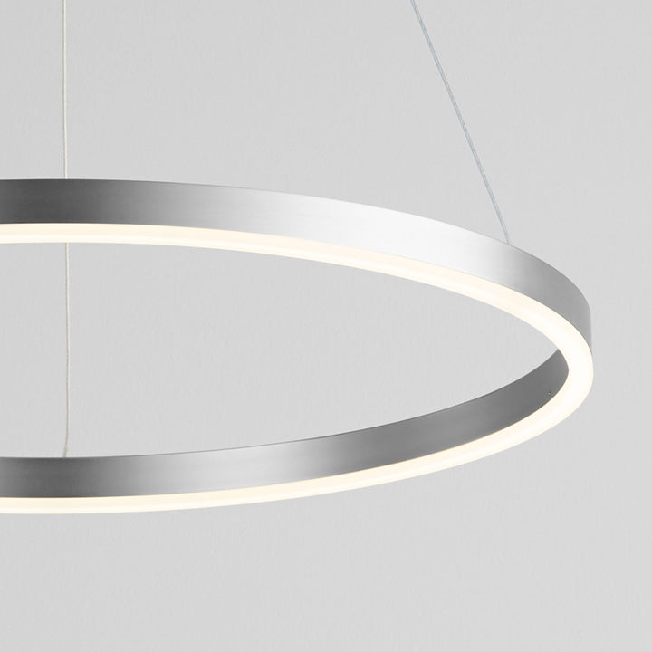 CIRCULO 24" Pendant -3000k- Satin Nickel