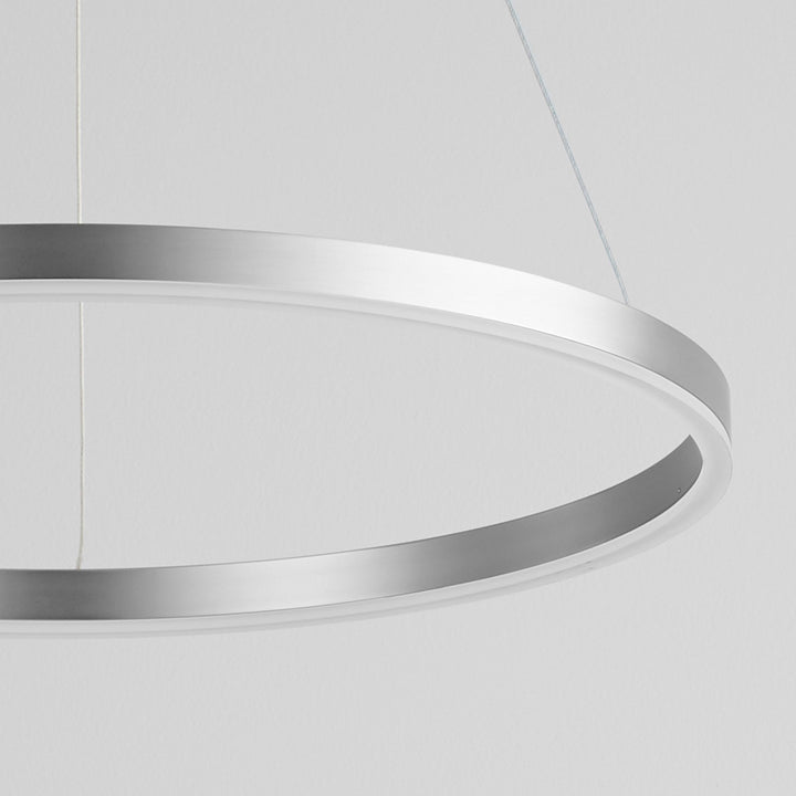 CIRCULO 24" Pendant -3000k- Satin Nickel