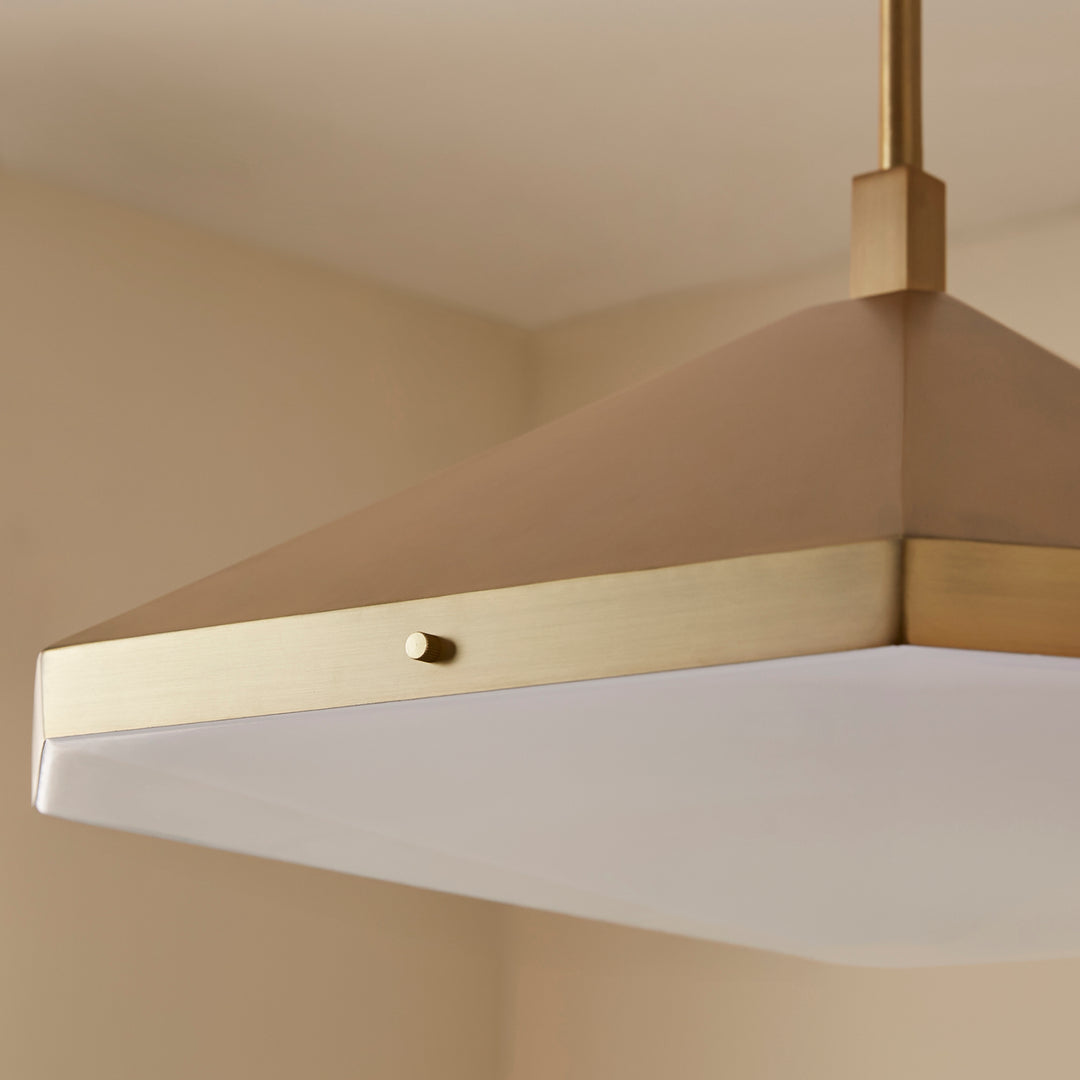 TEMPE 5CCT Pendant - Brushed Brass