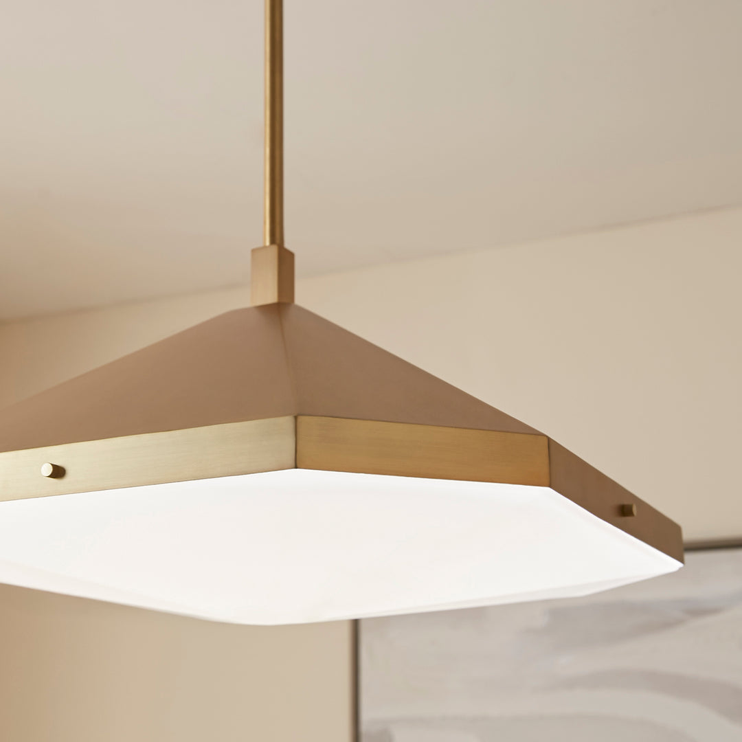 TEMPE 5CCT Pendant - Brushed Brass