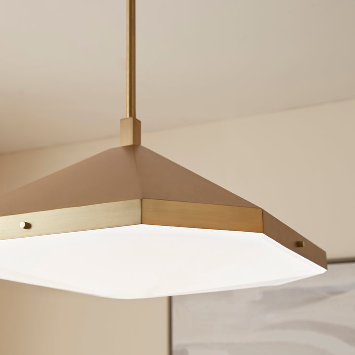 TEMPE 5CCT Pendant - Brushed Brass