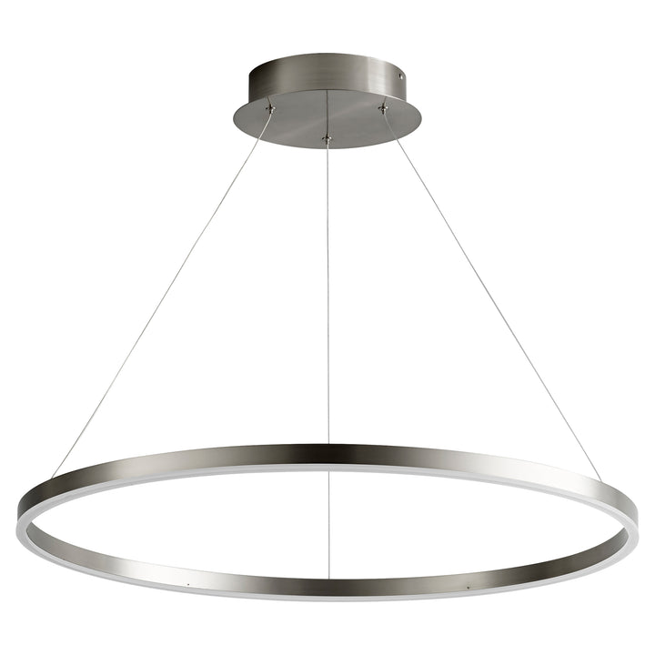 CIRCULO 32" Pendant -3000k- Satin Nickel