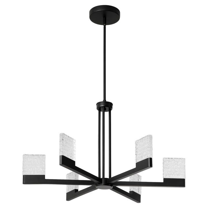 GAMMA 6 Light 5CCT LED Chandelier - Black