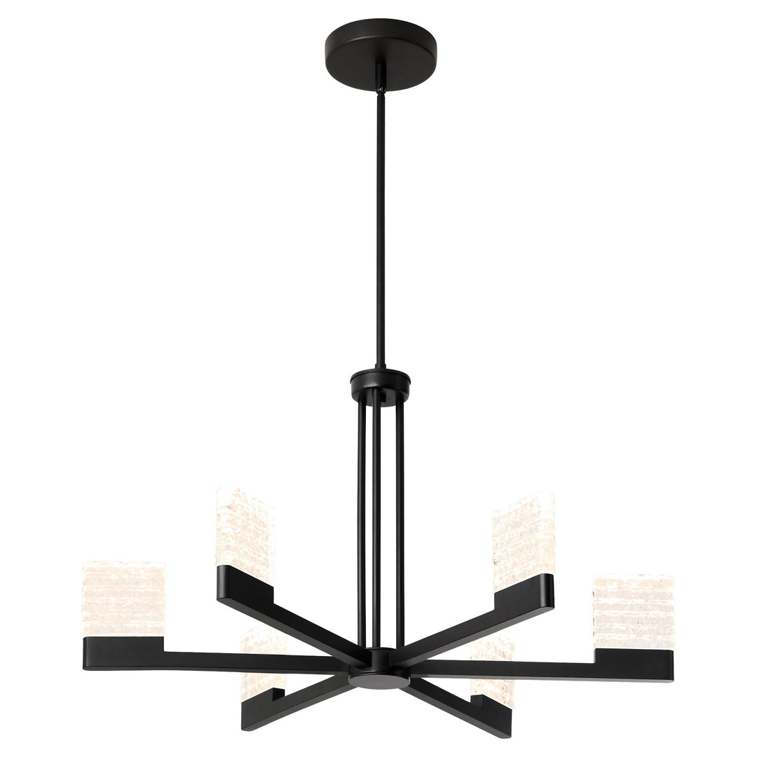 GAMMA 6 Light 5CCT LED Chandelier - Black