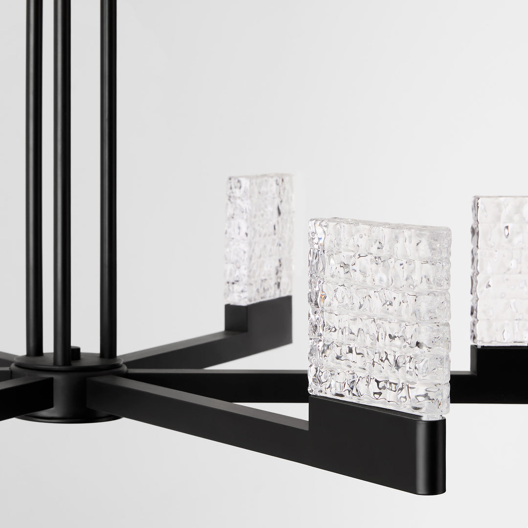 GAMMA 6 Light 5CCT LED Chandelier - Black